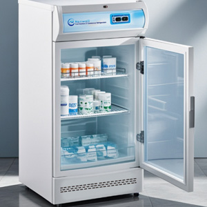 Does a small medical refrigerator consume a large amount of electricity?